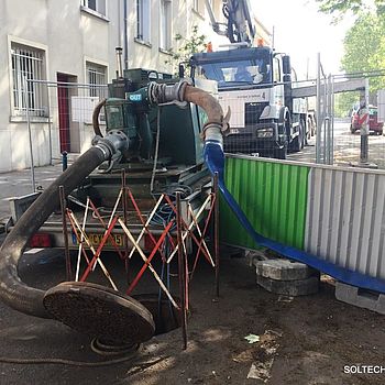 Mise en place de l'intervention SOLEFFI Fontis PANTIN