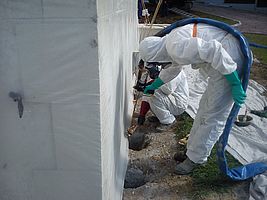 Injection de résine, traitement des fondations