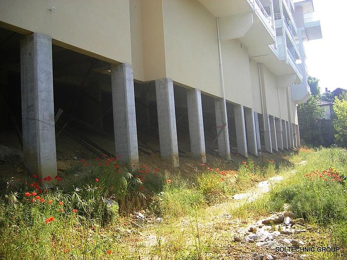 Travaux neufs : Batiment sur pieux Travaux neufs : Batiment sur pieux