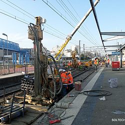 SOLTECHNIC GROUP réalise des micropieux, même sur les voies SNCF, le spécialiste du micropieux
